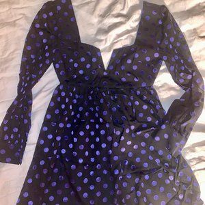 Privacy Please Wyatt Polka Dot Mini Dress Size XXS